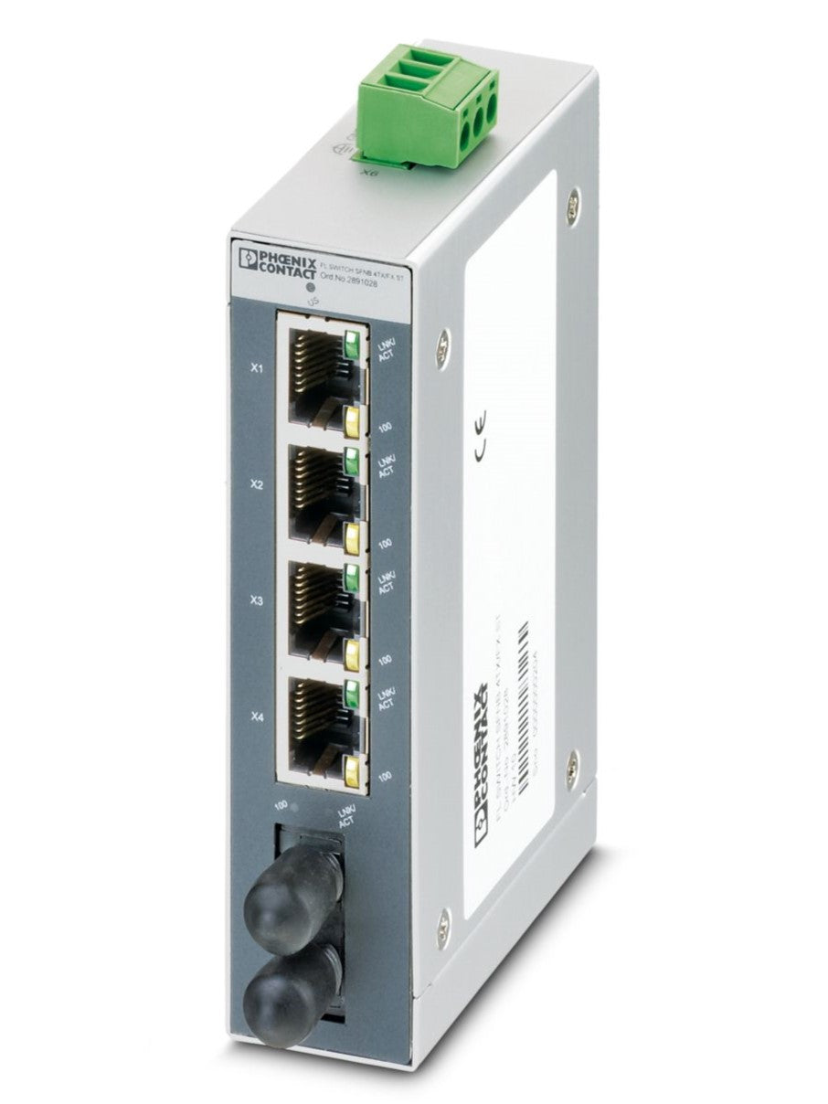 2891028 PHOENIX CONTACT Ethernet switch, 4 porte TP RJ45