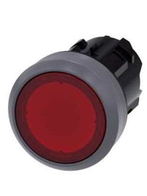 SIEMENS 3SU1031-0AB20-0AA0 PULSANTE PIATTO LUMINOSO ROSSO