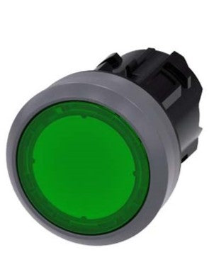 SIEMENS 3SU1031-0AB40-0AA0 PULSANTE PIATTO LUMINOSO VERDE