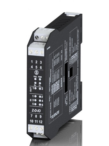 SENECA Z-D-IO - MOD. 6DI-2DO/RS485 ALIM 12-24VDC/AC 17.5MM