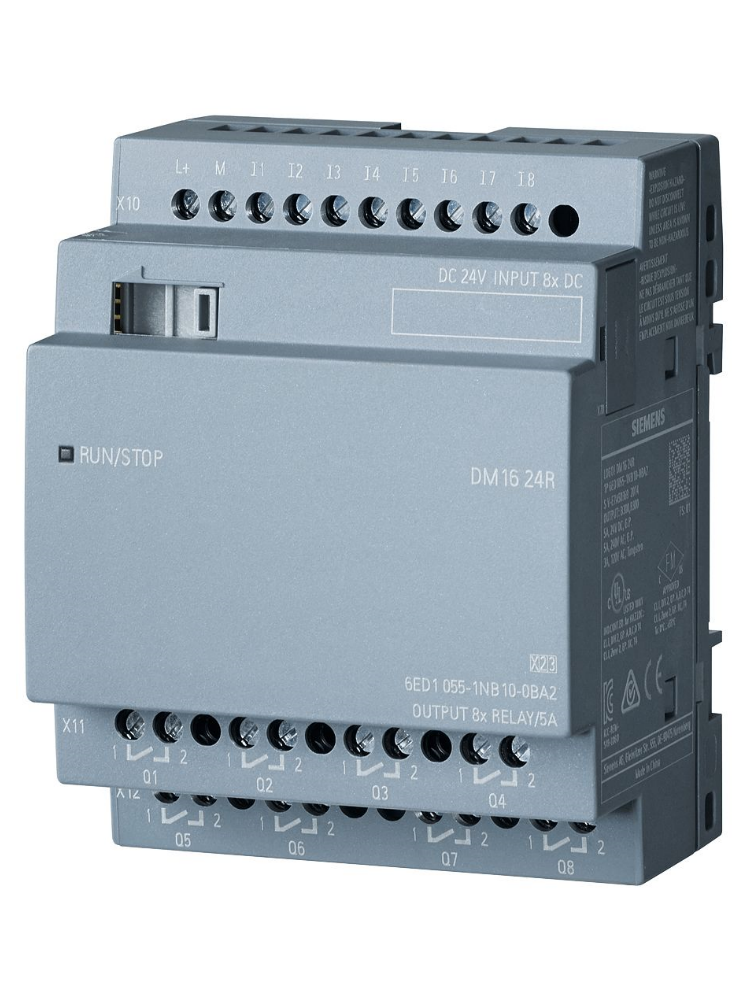 6ED1055-1NB10-0BA2 SIEMENS LOGO! DM16 24R, EXP MODULE